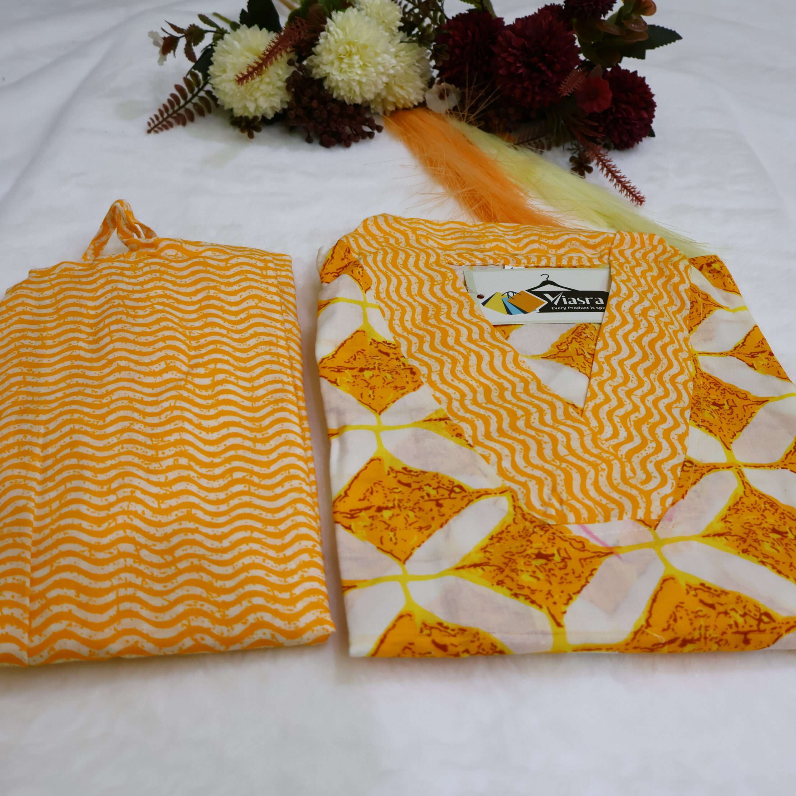 Cotton Printed Kurta & Pant Set