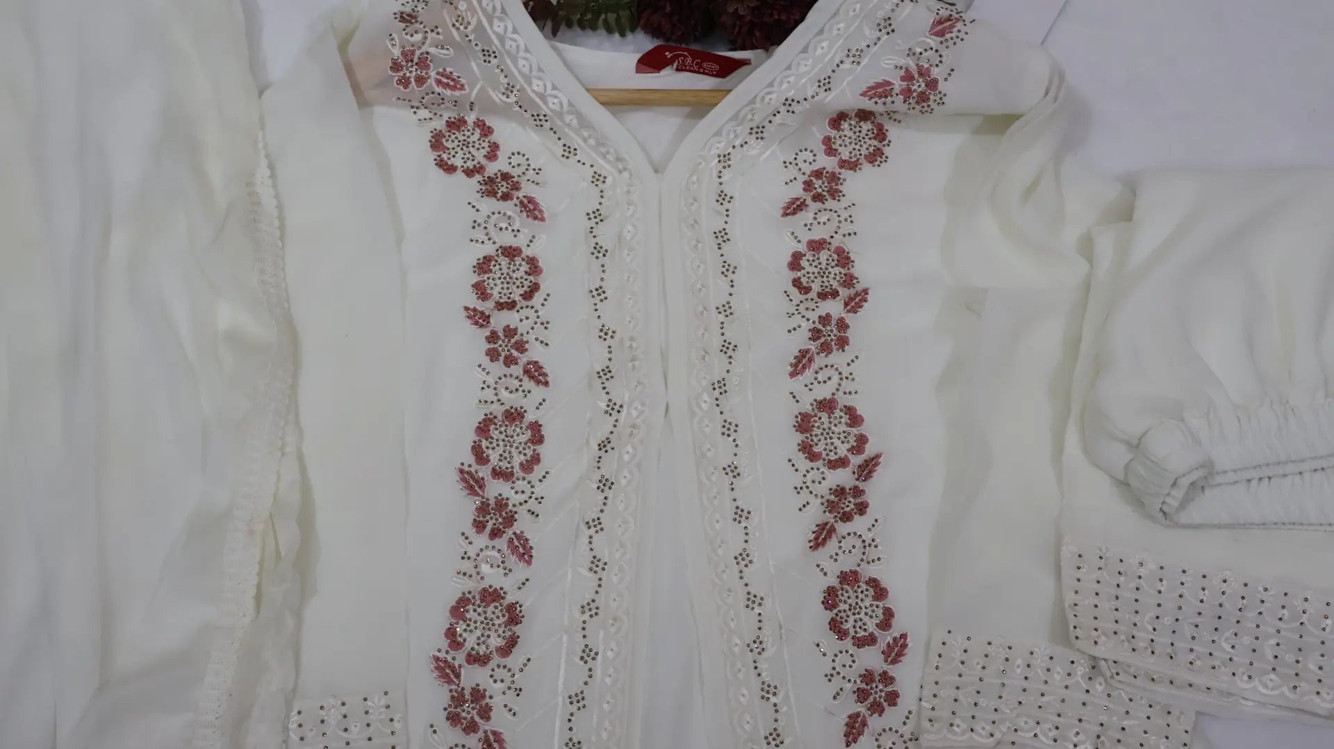 Pakistani Georgette Co‑Ord Set with Dupatta