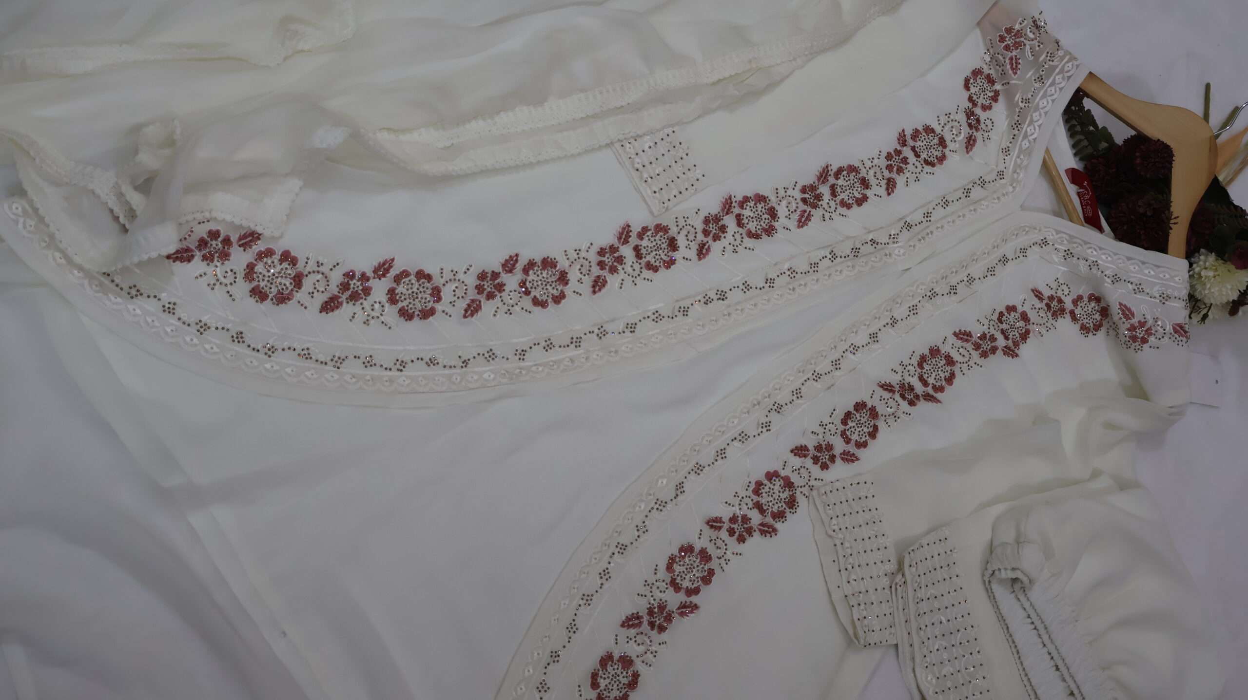 Pakistani Georgette Co‑Ord Set with Dupatta
