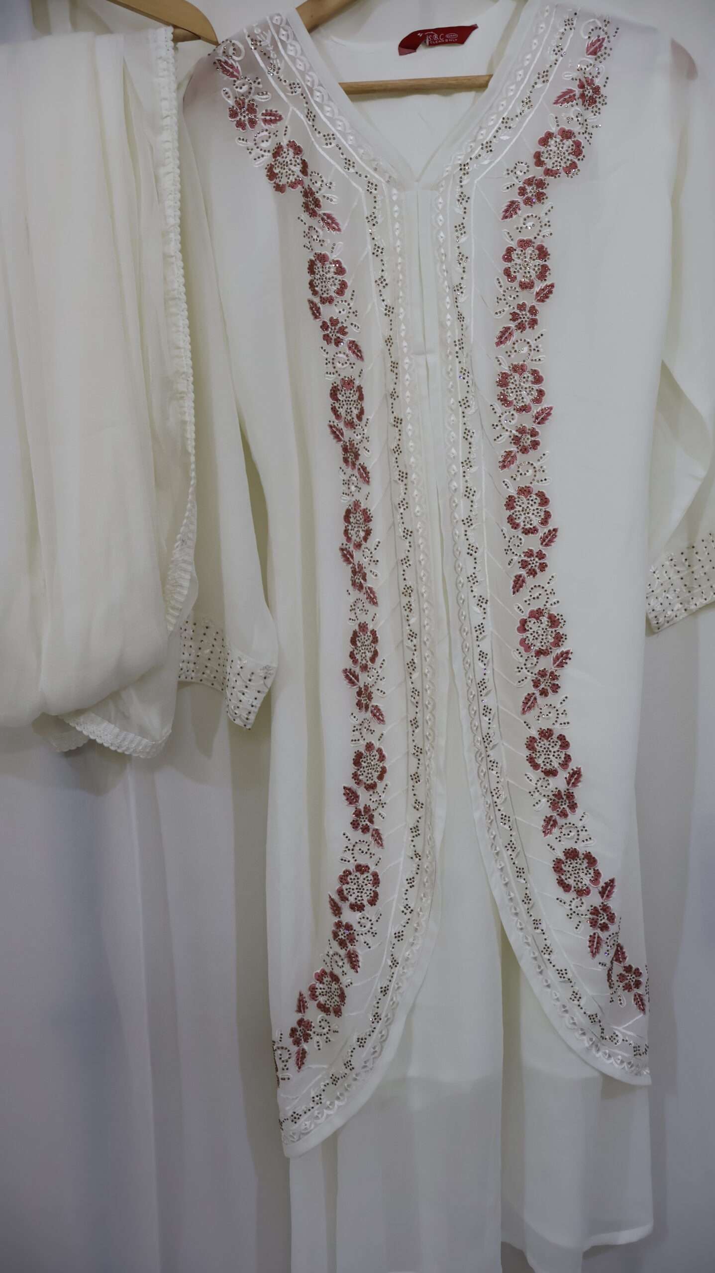 Pakistani Georgette Co‑Ord Set with Dupatta