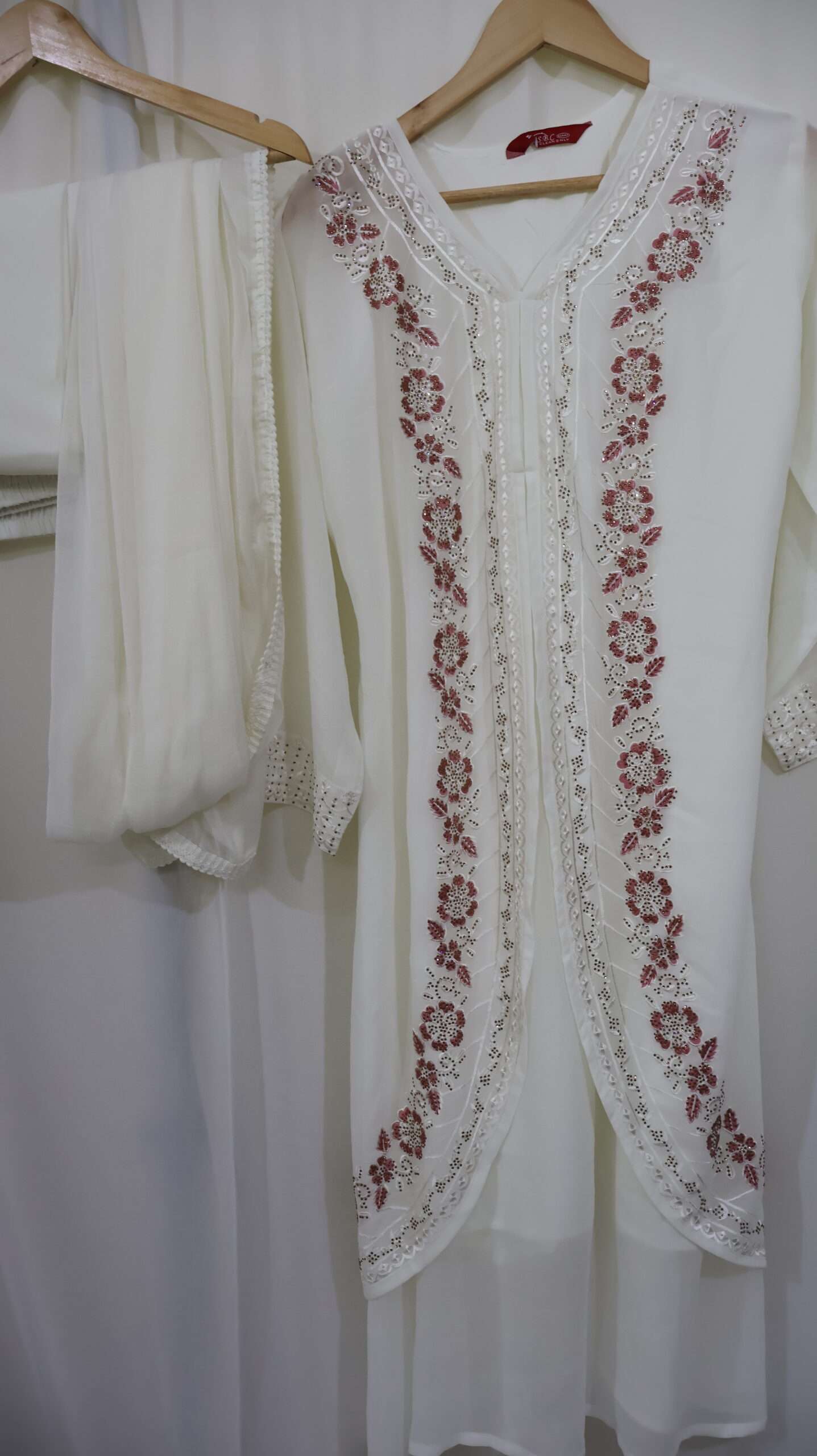 Pakistani Georgette Co‑Ord Set with Dupatta
