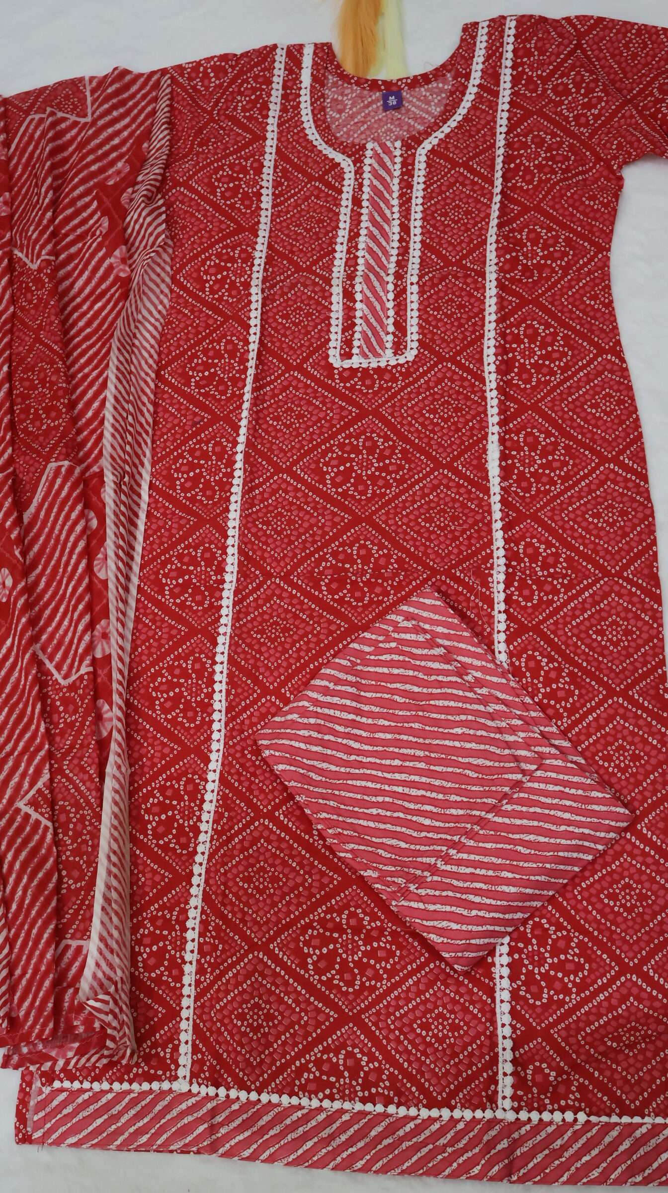 Bandhini Print Kurta Set