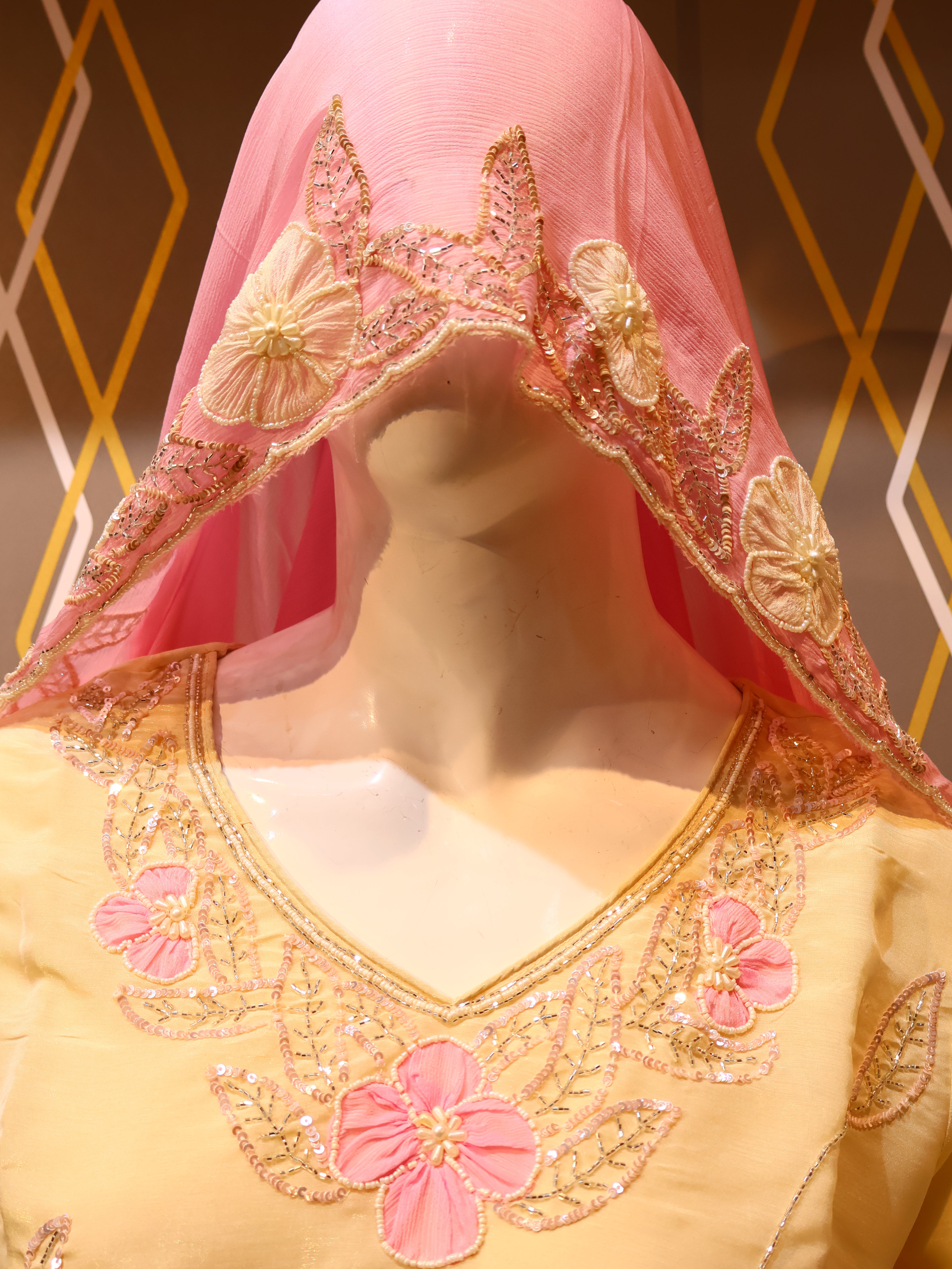 Tissue Simmer Silk Plazo Kurta Dupatta Set with hand‑worked Cutdana, sequins & pearl